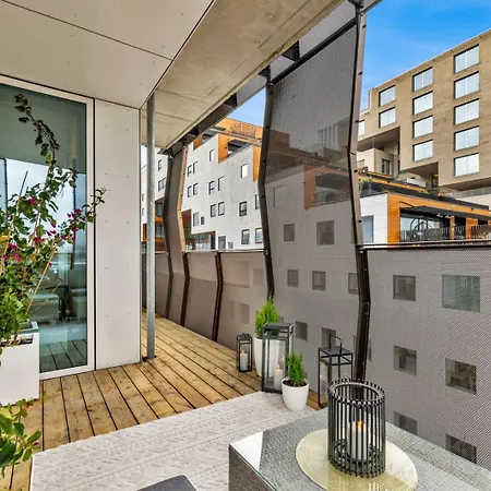 Eksklusiv Modern Barcode Apartment *